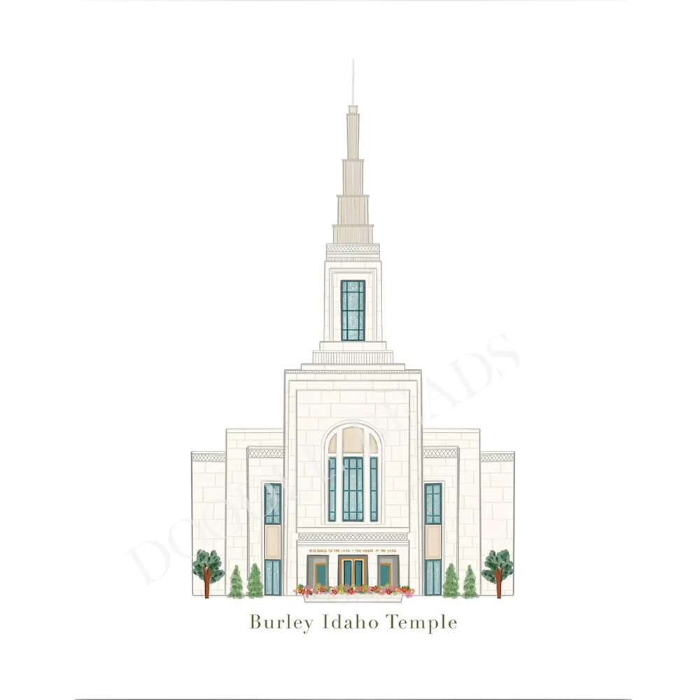 Burley Idaho Temple Print
