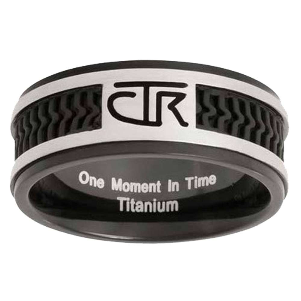 Black Titanium CTR Ring, , large image number 0