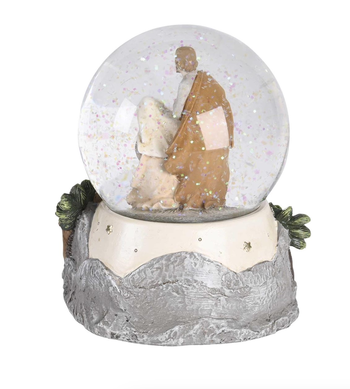 Silent Night Silver Musical Waterglobe, , large image number 1
