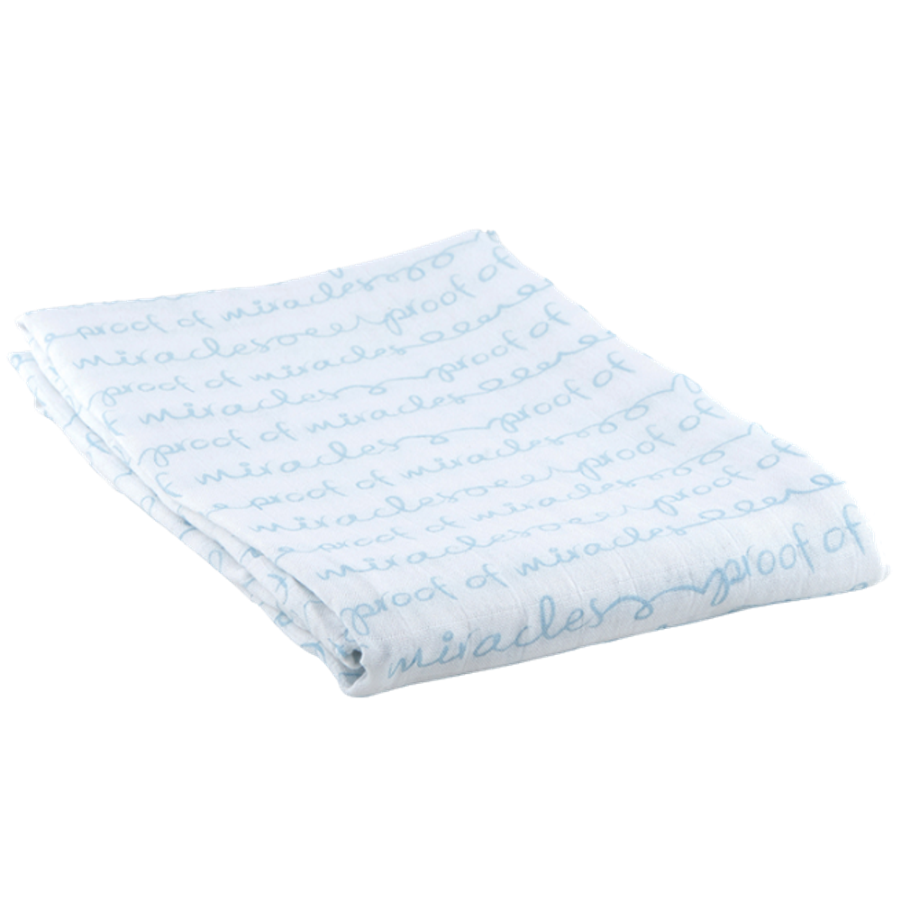 Proof of Miracles Swaddle Blanket,  Proof of Miracles Swaddle Blanket
