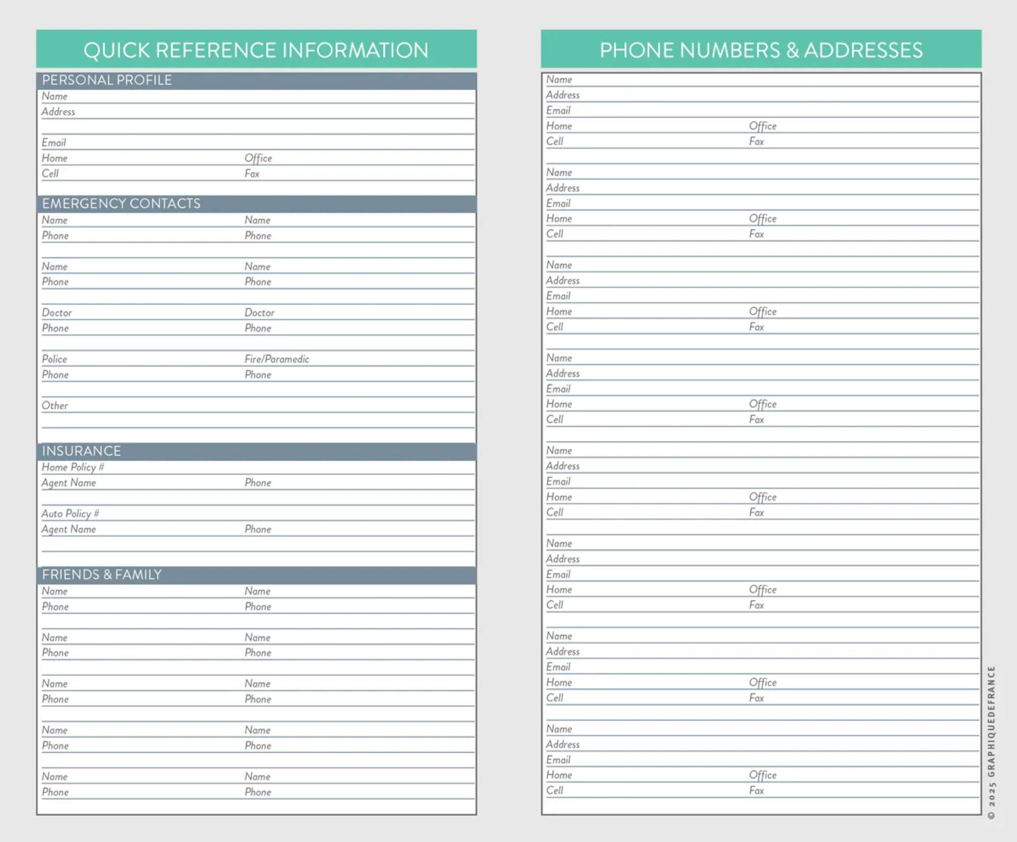 2026 Classic Charm 2-Year Pocket Planner, , large image number 3