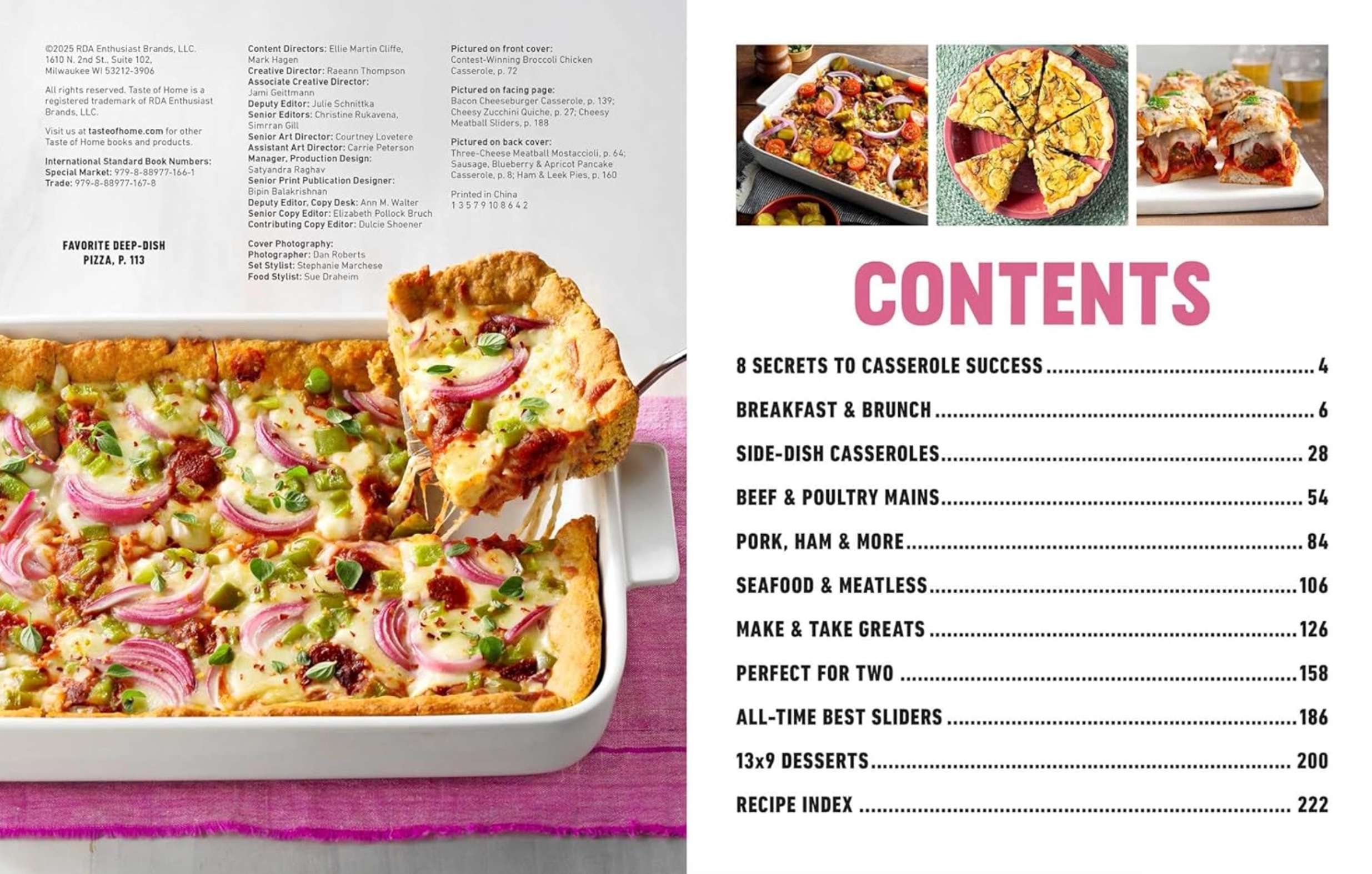 Taste of Home Casseroles Cookbook, , large image number 1