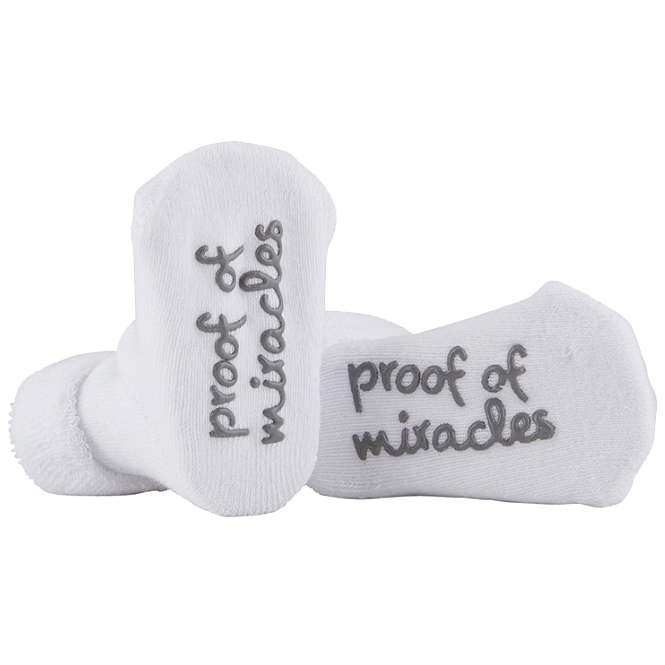 Proof of Miracles Socks (3-12 Months)