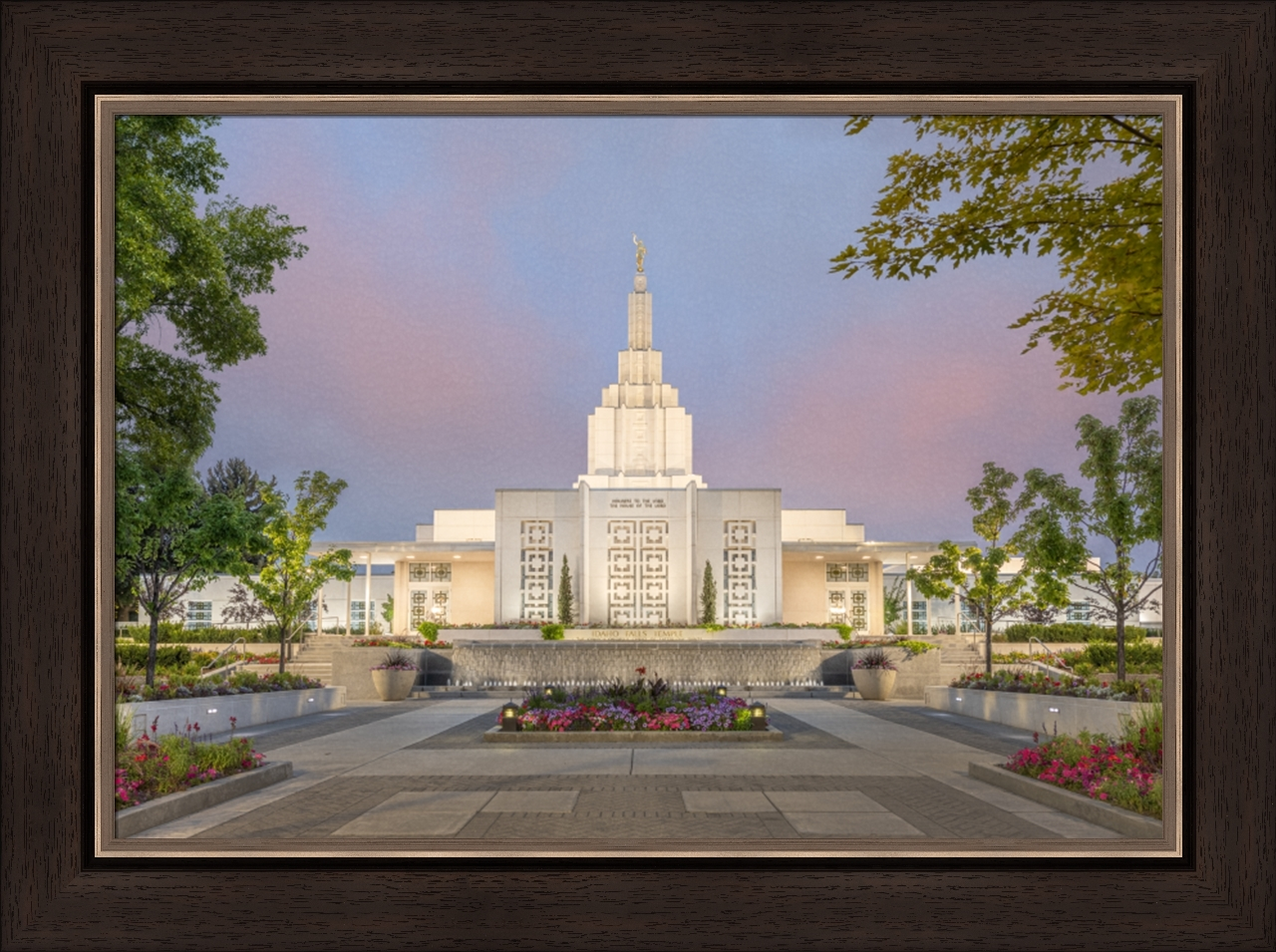 House of Peace: Idaho Falls Temple (27x35 Framed Art), , large image number 0
