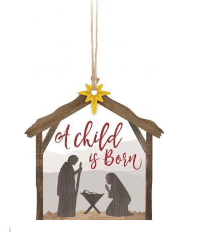 A Child is Born Ornament