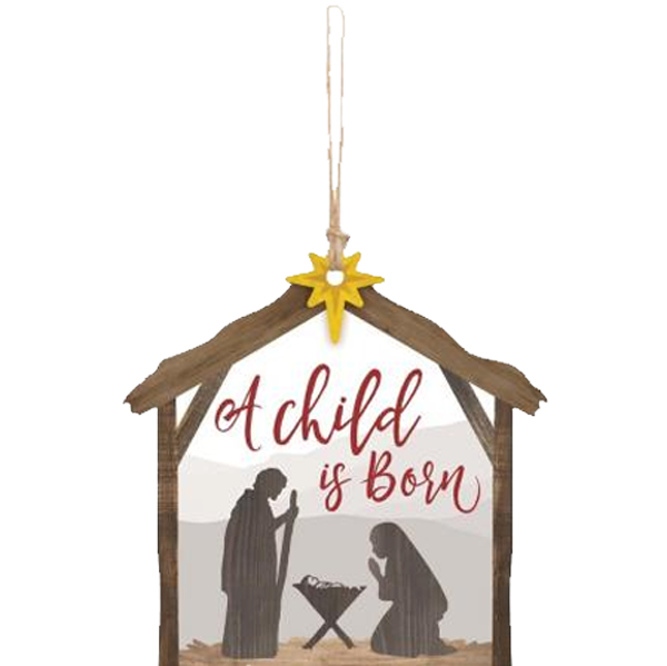 A Child is Born Ornament, , large
