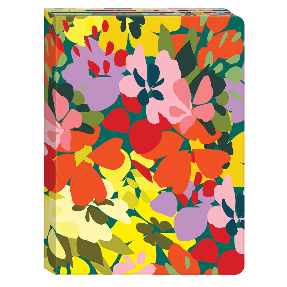 Bold Blooms Yellow Floral Journal