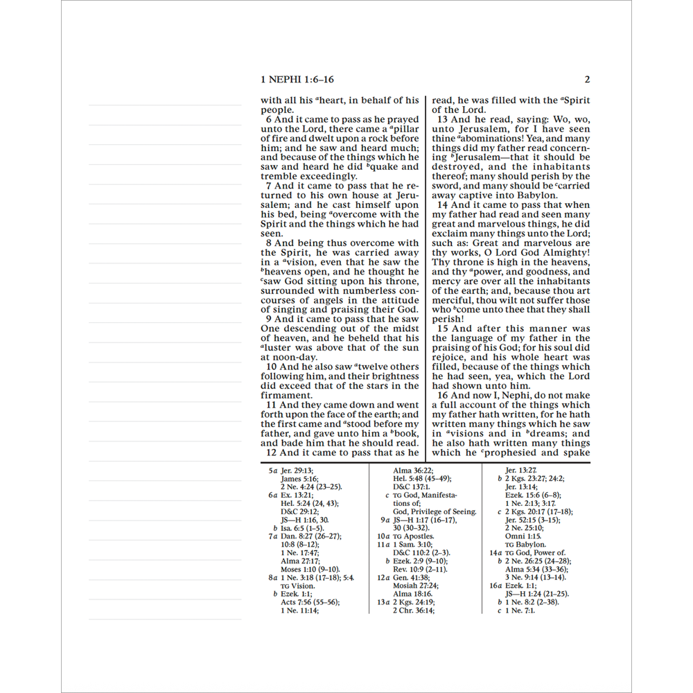 The Book of Mormon, Journal Edition, Red Floral (No Index), , large image number 3
