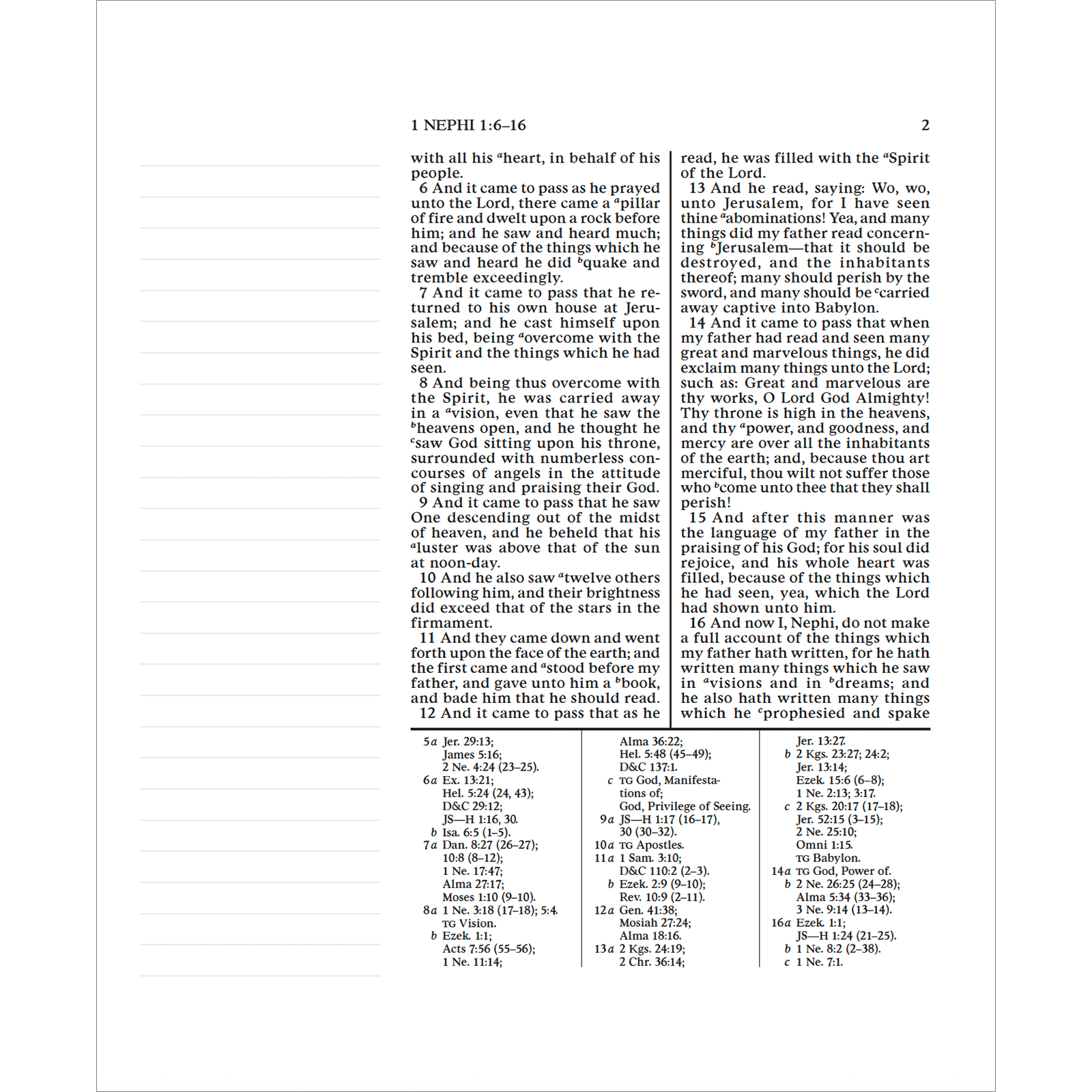The Book of Mormon, Journal Edition, Red Floral (No Index), , large image number 3