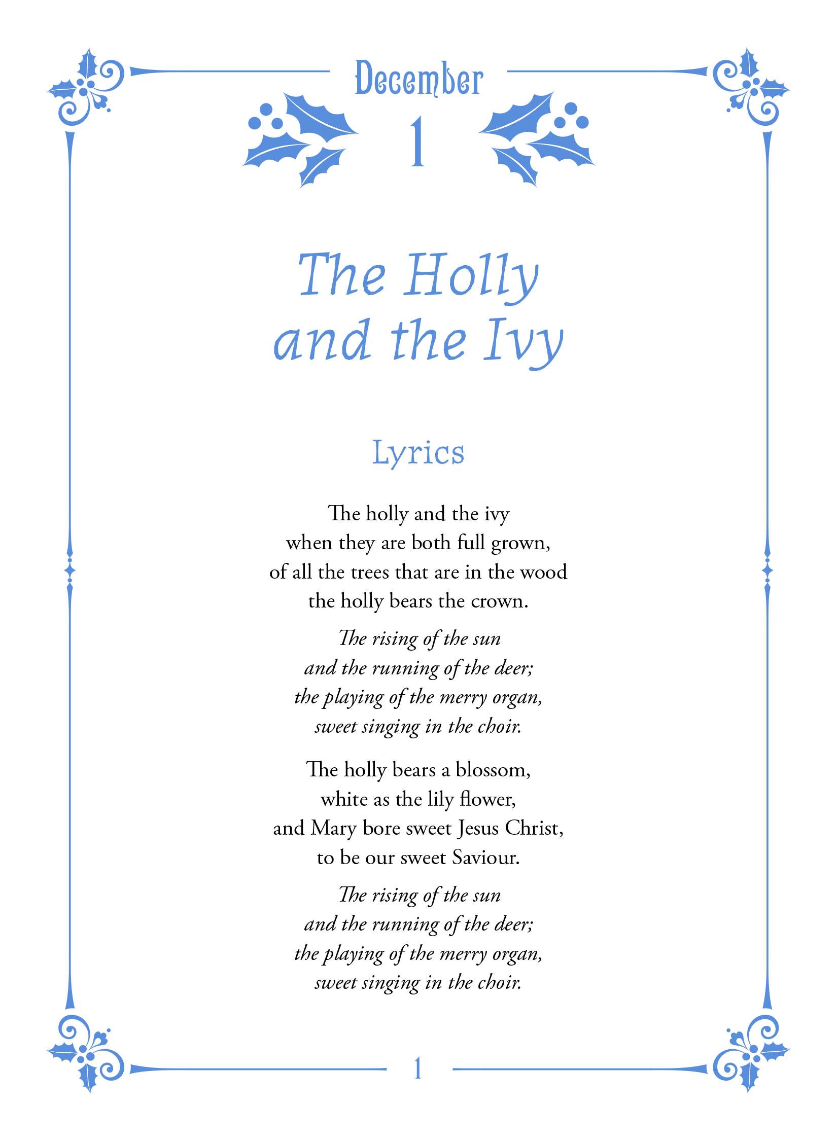 An Advent Carols Countdown, , large