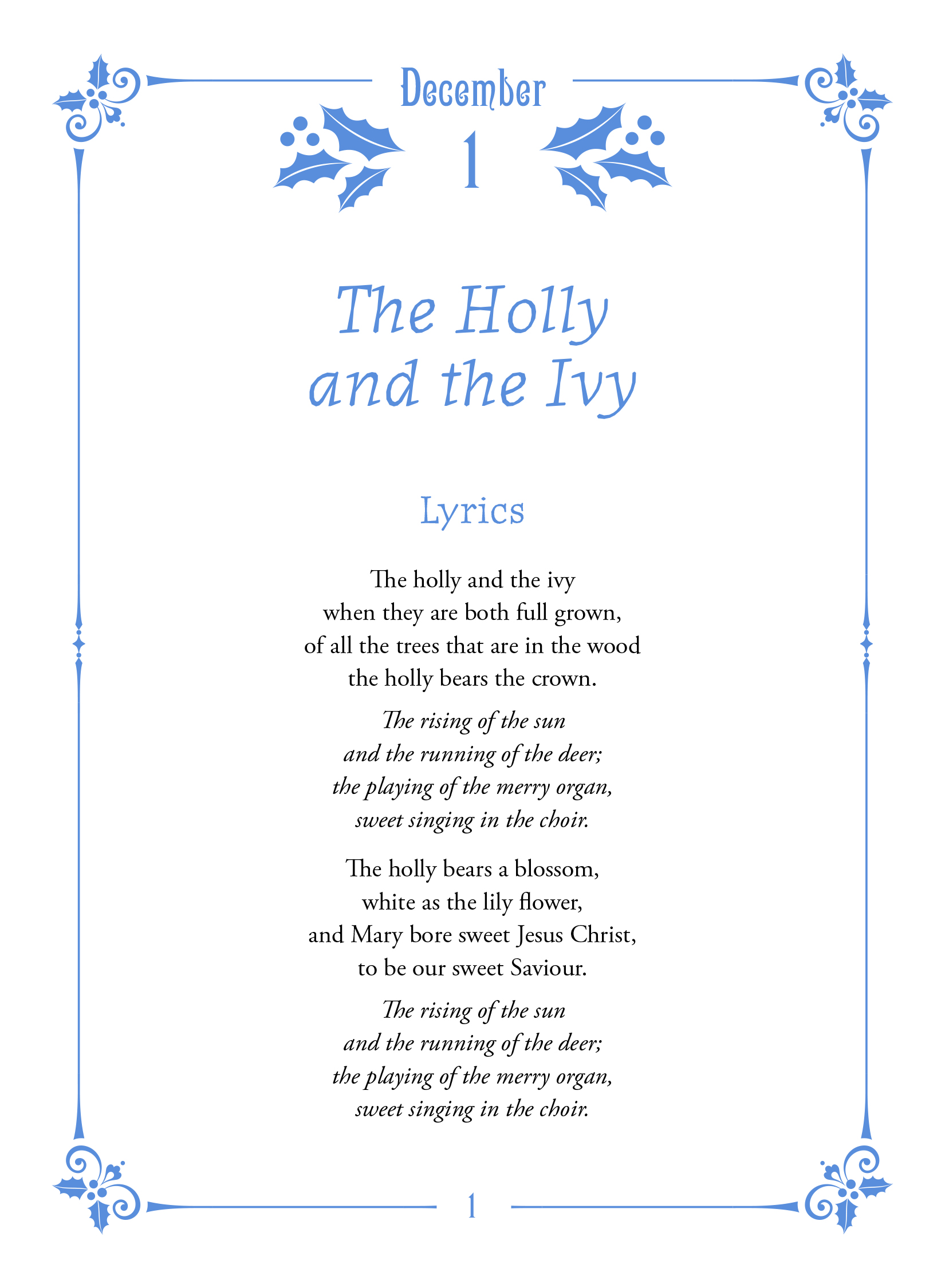 An Advent Carols Countdown, , large