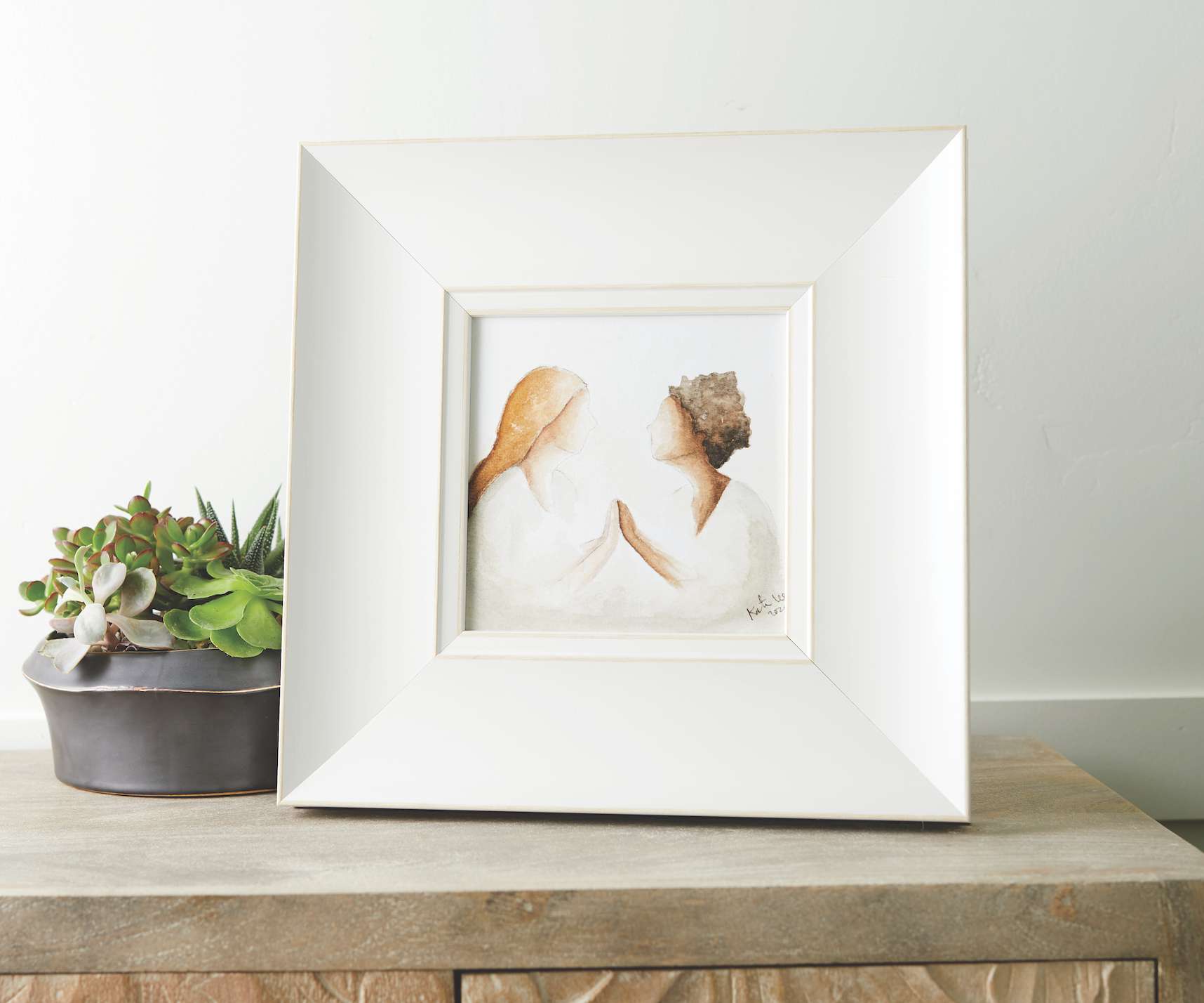 Together We Can (14x14 Framed Size)