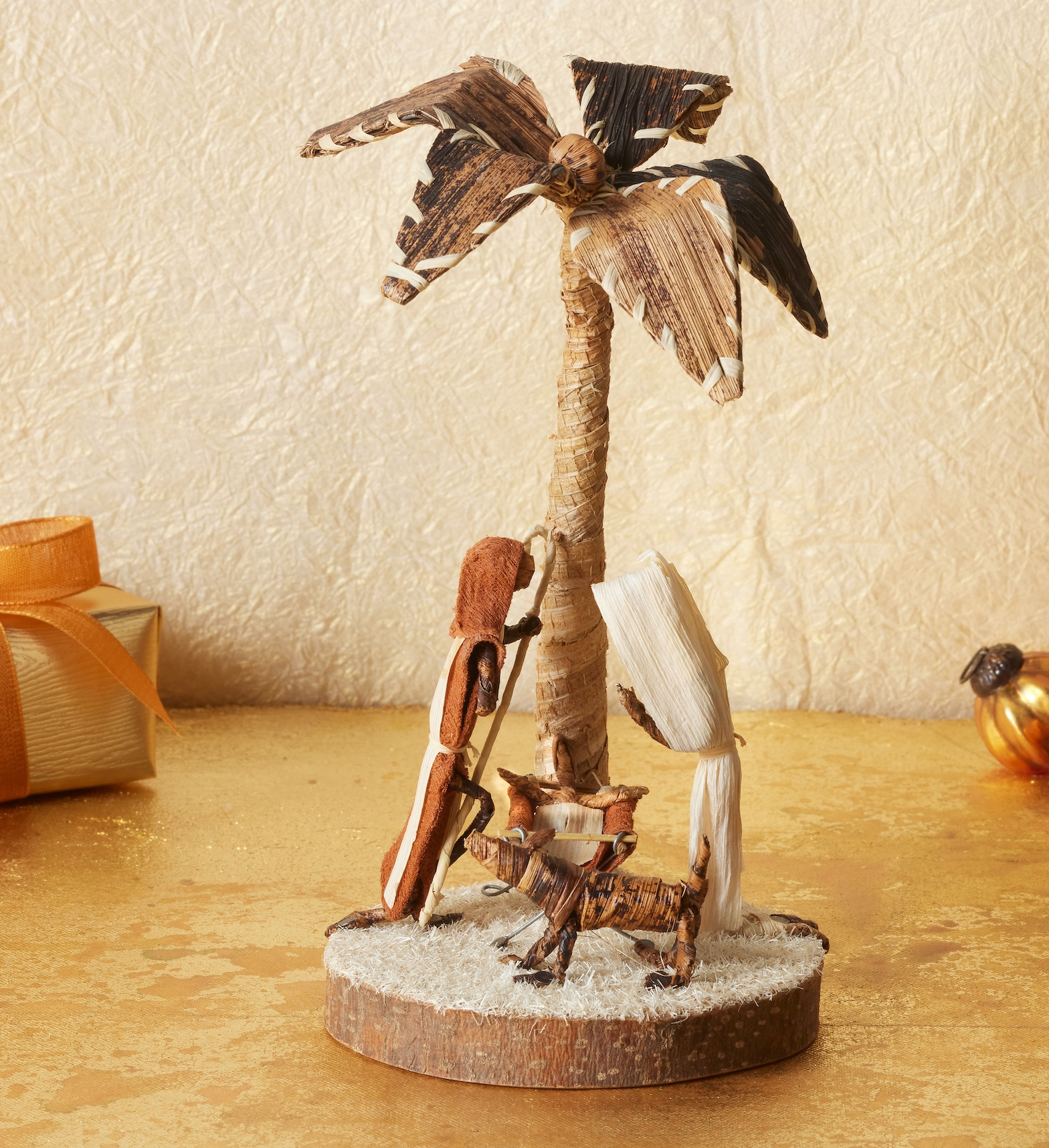 Kenya Banana Fiber Palm Tree Nativity