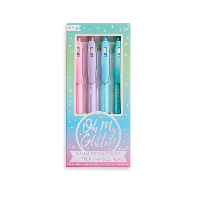 Oh My Glitter! Retractable Gel Pens
