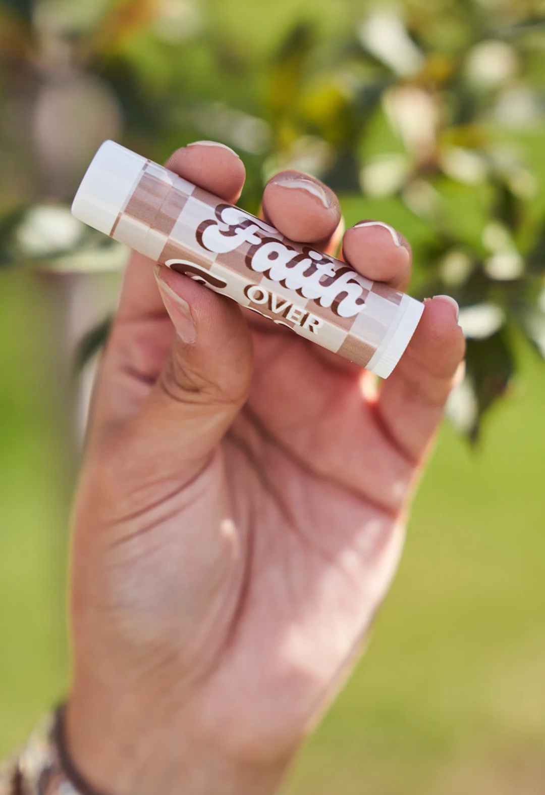 Faith Over Fear Lip Balm, , large