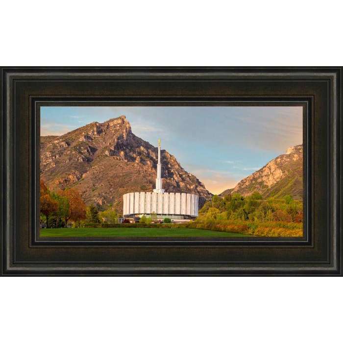 Provo Temple Peace Be Still (22x36 Framed Art)