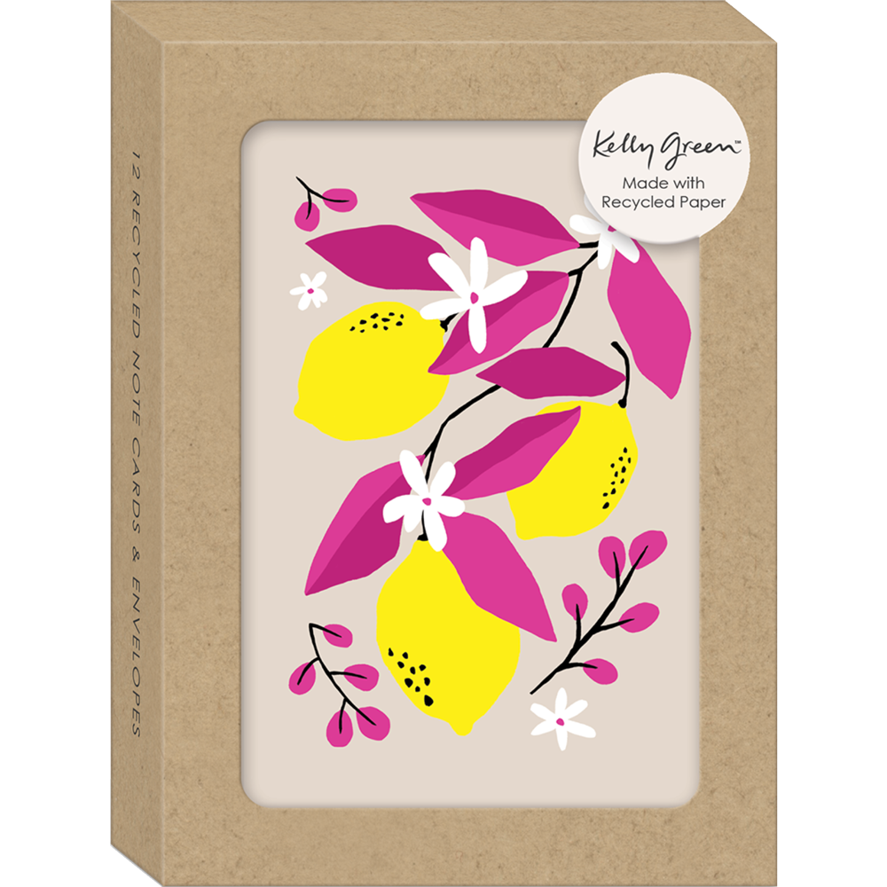 Lemons Fruit Market Boxed Note Cards