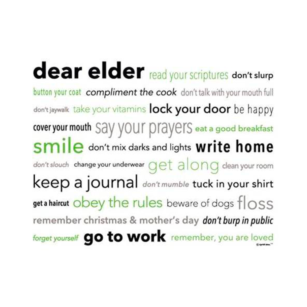 Elder Missionary Pillowcase,  Elder Missionary Pillowcase