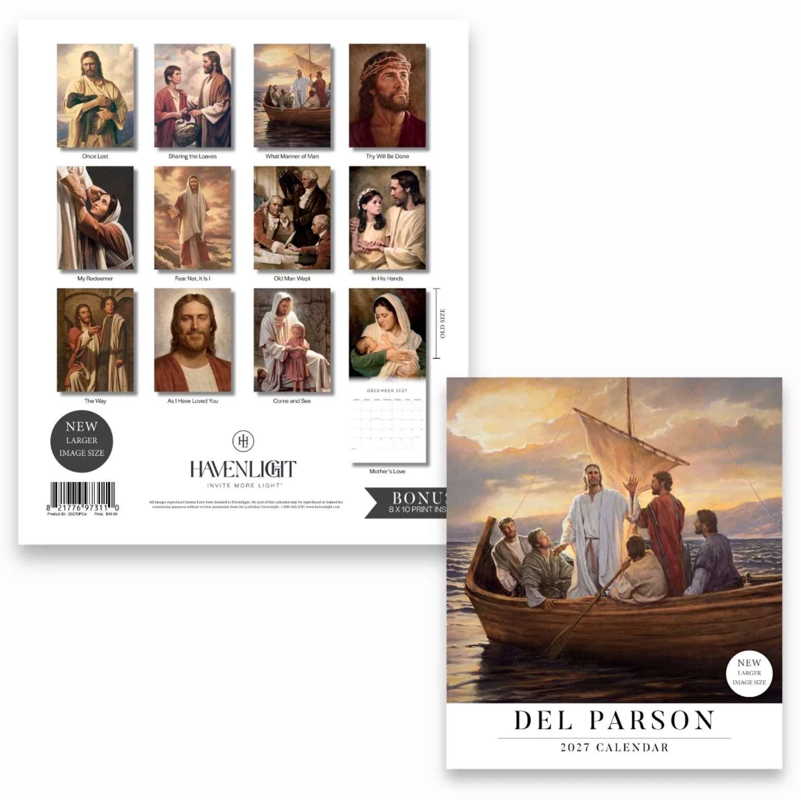 2027 Del Parson Wall Calendar