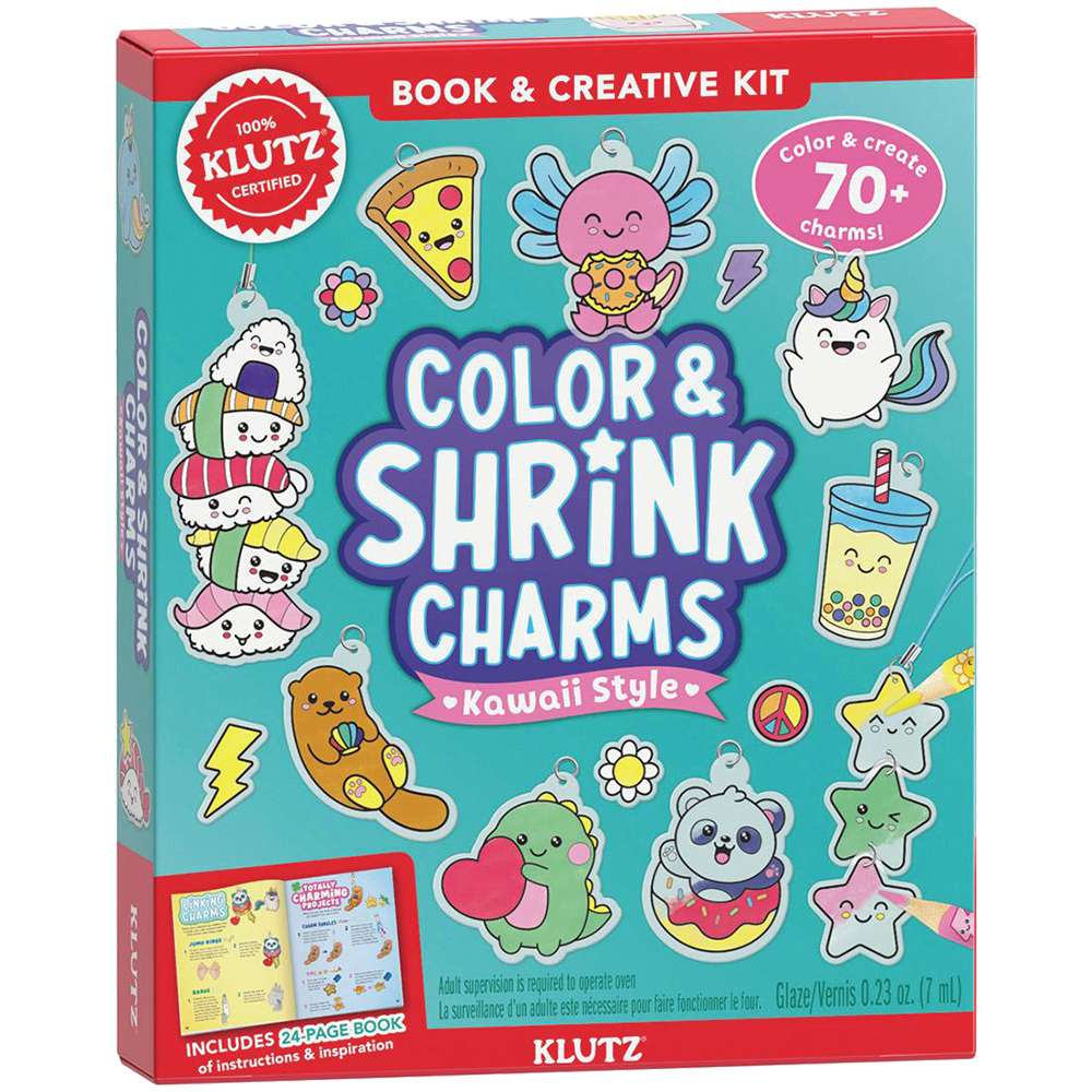 Color & Shrink Charms: Kawaii Style