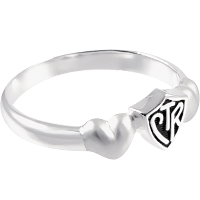 Satin Hearts CTR Ring, , large image number 0
