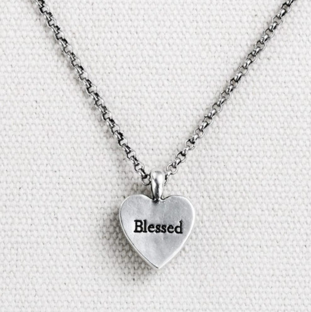 Blessed Heart Pendant Necklace
