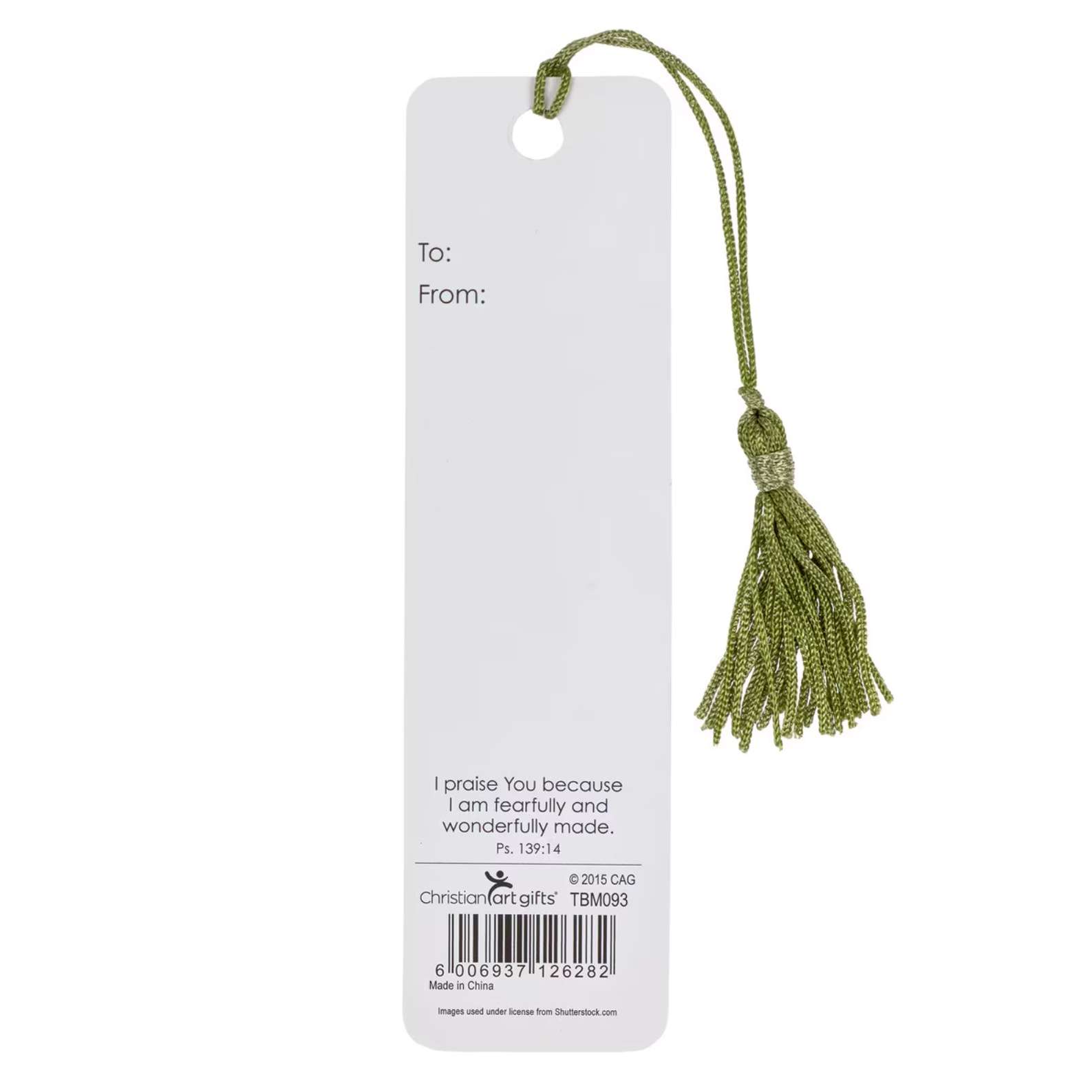 Strength and Dignity Bookmark, , large