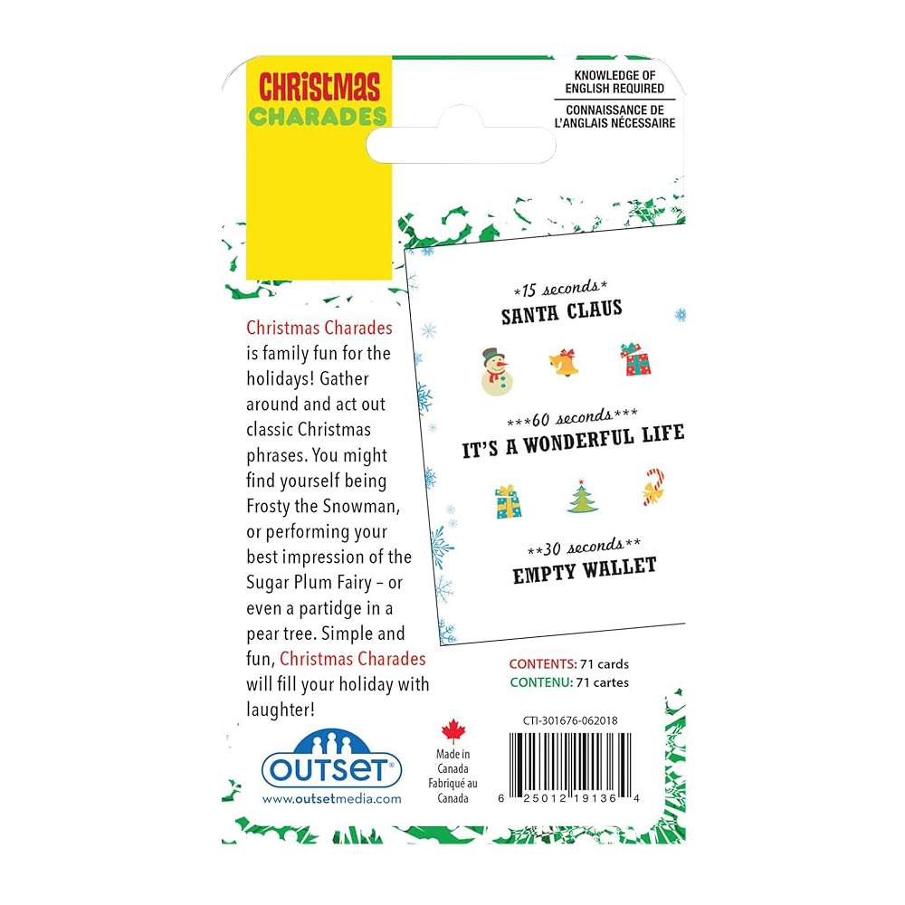 Christmas Charades Card Game, , large image number 1
