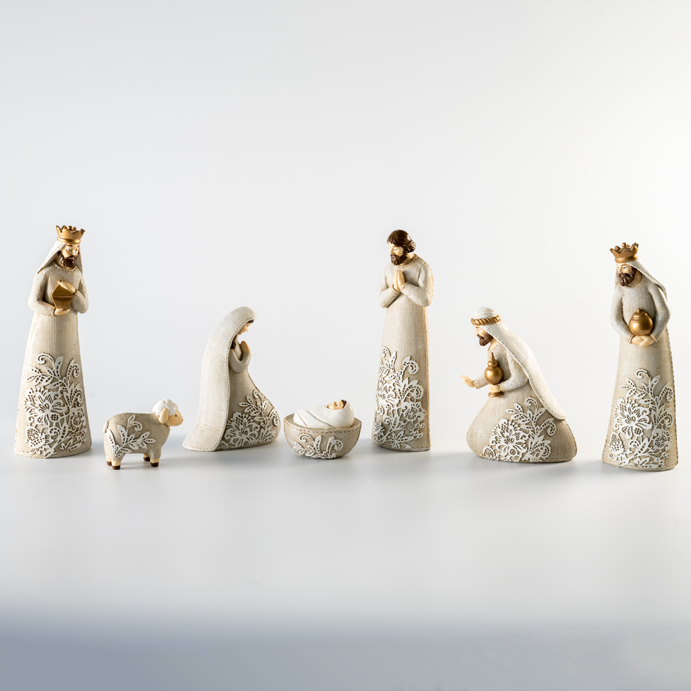 Joy to the World Floral Nativity, , large image number 3