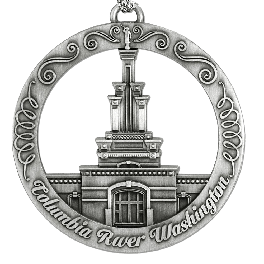 Columbia River Temple Ornament