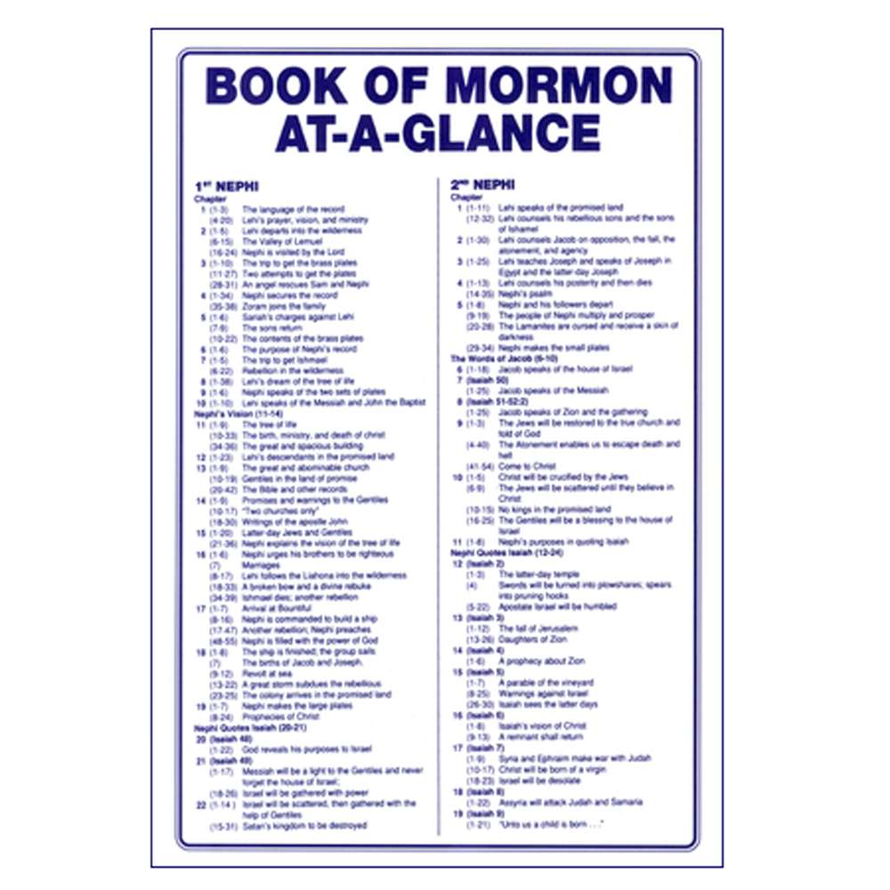 At A Glance Book of Mormon, , large image number 0