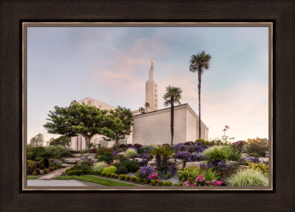 House of Peace: Los Angeles Temple (27x35 Framed Art)