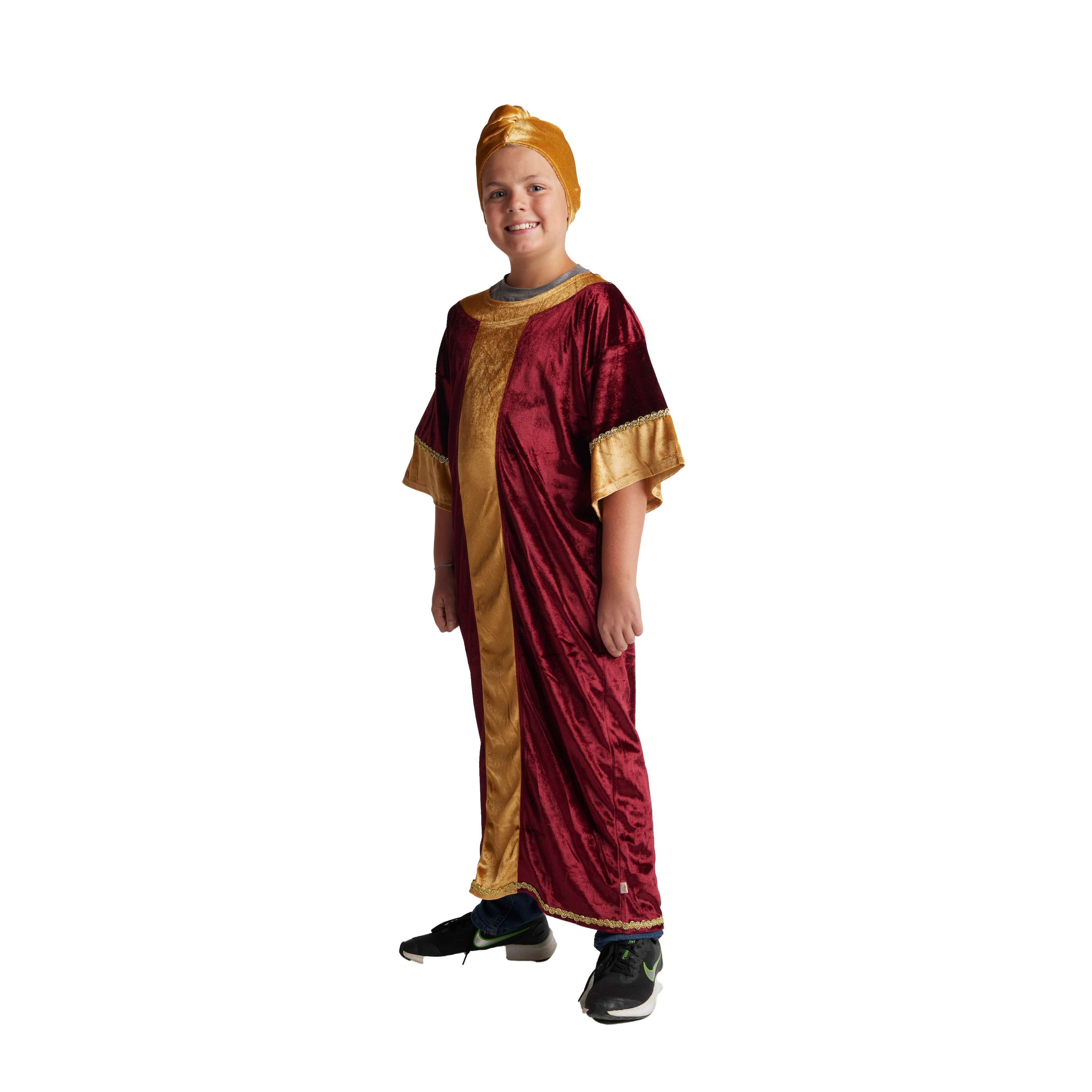 Children's Nativity Red Wiseman Costume, , large