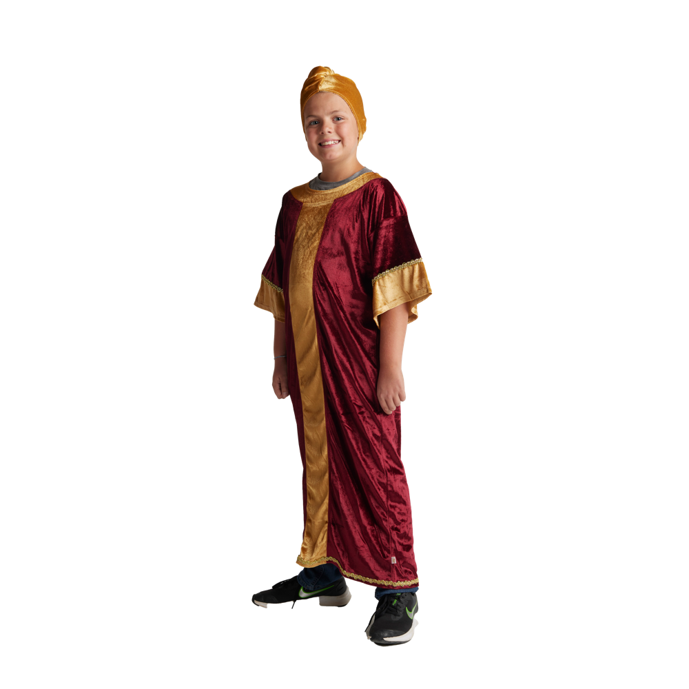 Children's Nativity Red Wiseman Costume, , large