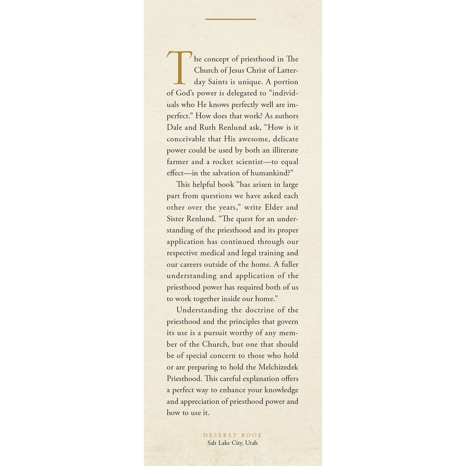 The Melchizedek Priesthood, , large