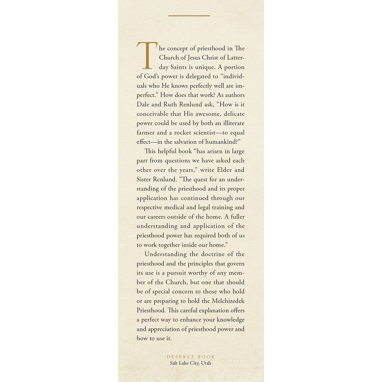 The Melchizedek Priesthood, , large