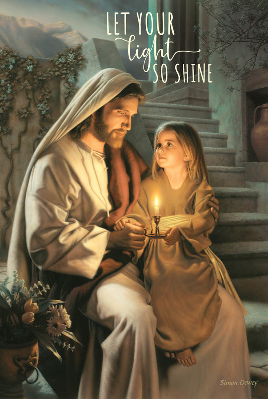 Let Your Light Shine Repositionable Poster