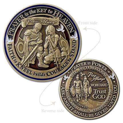 Prayer Coin, , large image number 2