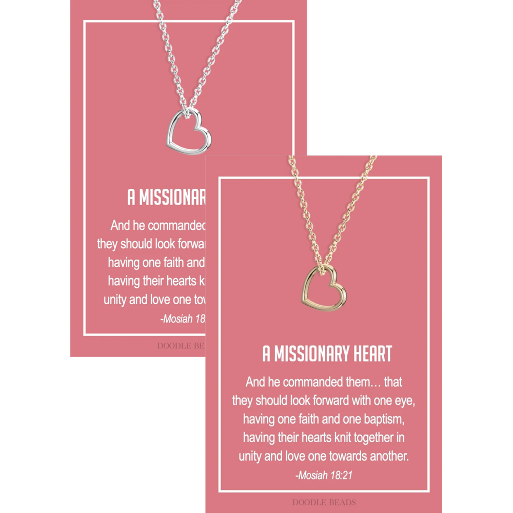 Missionary Heart Necklace,  Missionary Heart Necklace