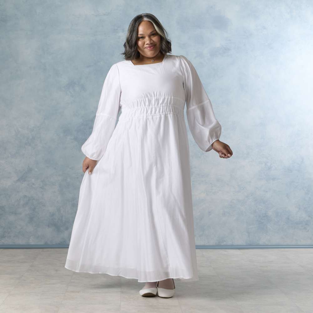 temple dresses for women Miriam LDS Dress Dressed in White Willa Temple Dress