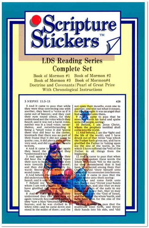 Scripture Stickers: LDS Complete Reading Series, , large