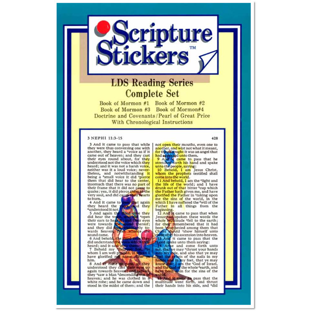 Scripture Stickers: LDS Complete Reading Series, , large image number 1