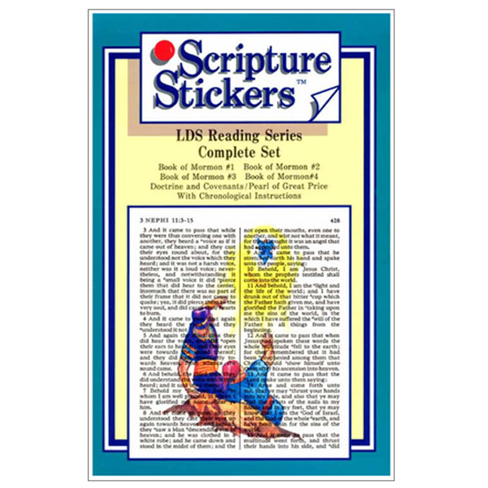 Scripture Stickers: LDS Complete Reading Series, , large image number 0