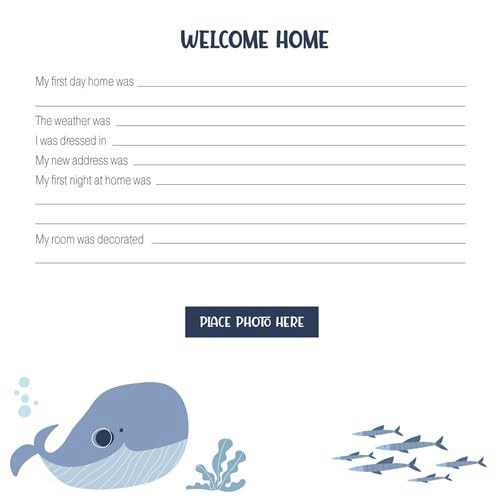 Birth to Baptism Blue Nautical Baby Book, , large image number 3