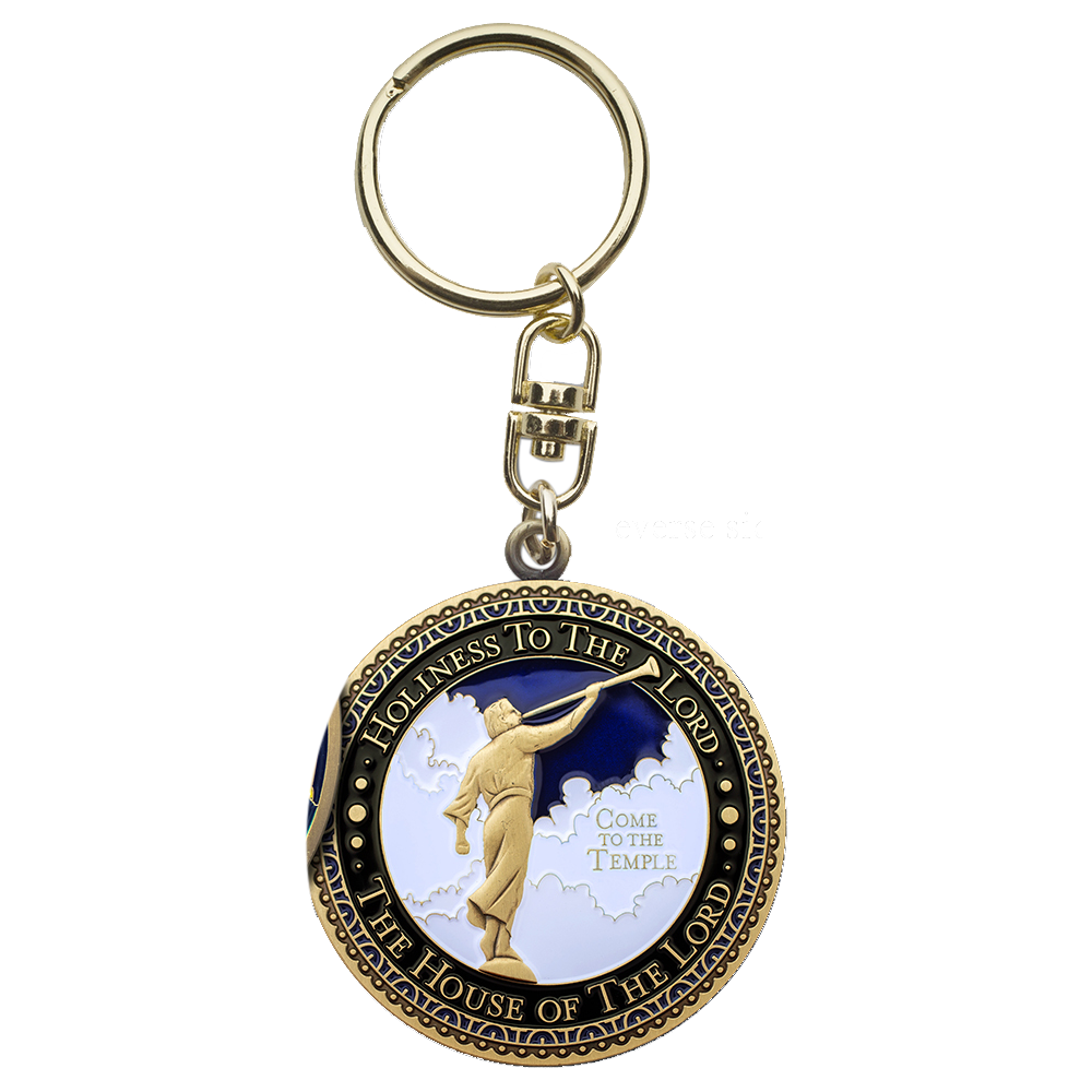 Nauvoo Temple Medallion Keychain, , large image number 2