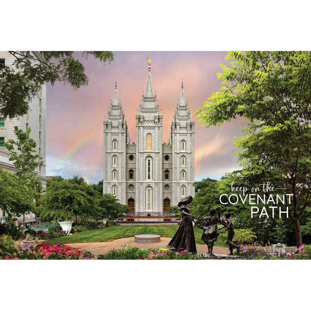 Salt Lake Temple Spring Repositionable Poster, , large image number 0