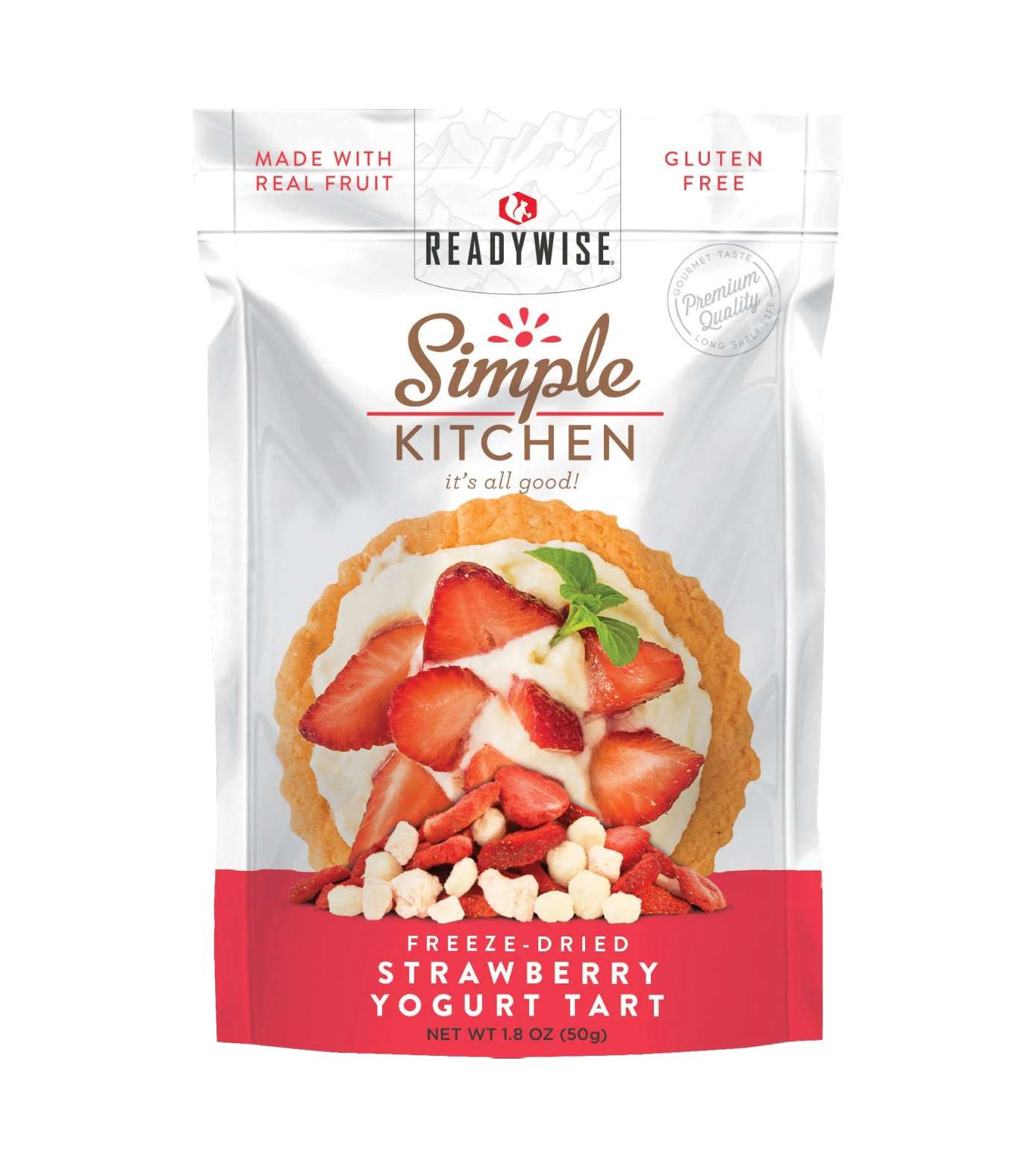 Simple Kitchen Freeze-Dried Strawberry Yogurt Tart Single Pouch