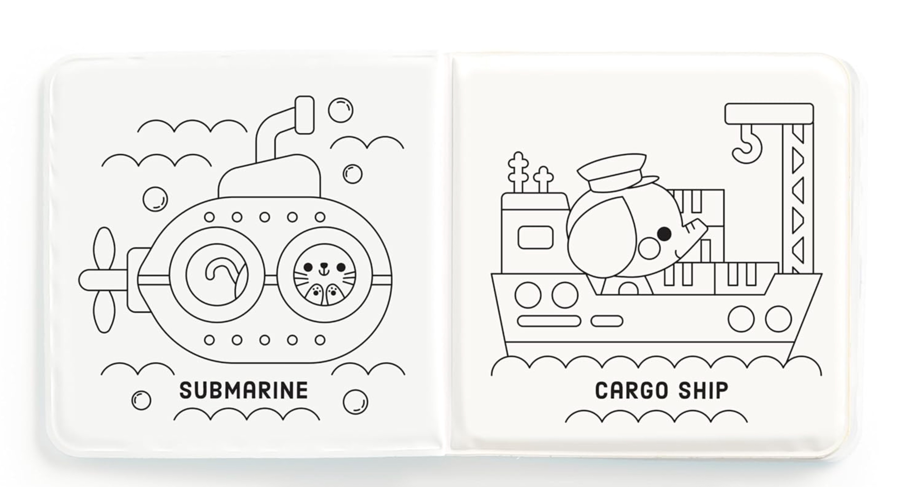 Busy Boats Color Magic Bath Book, , large image number 2