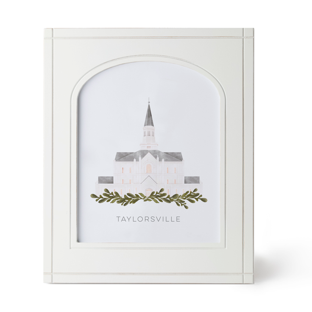 Taylorsville Utah Temple (11x13 Framed Art),  Taylorsville Utah Temple (11x13 Framed Art)