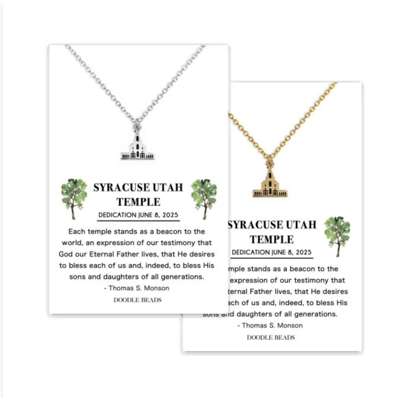 Syracuse Utah Temple Necklace